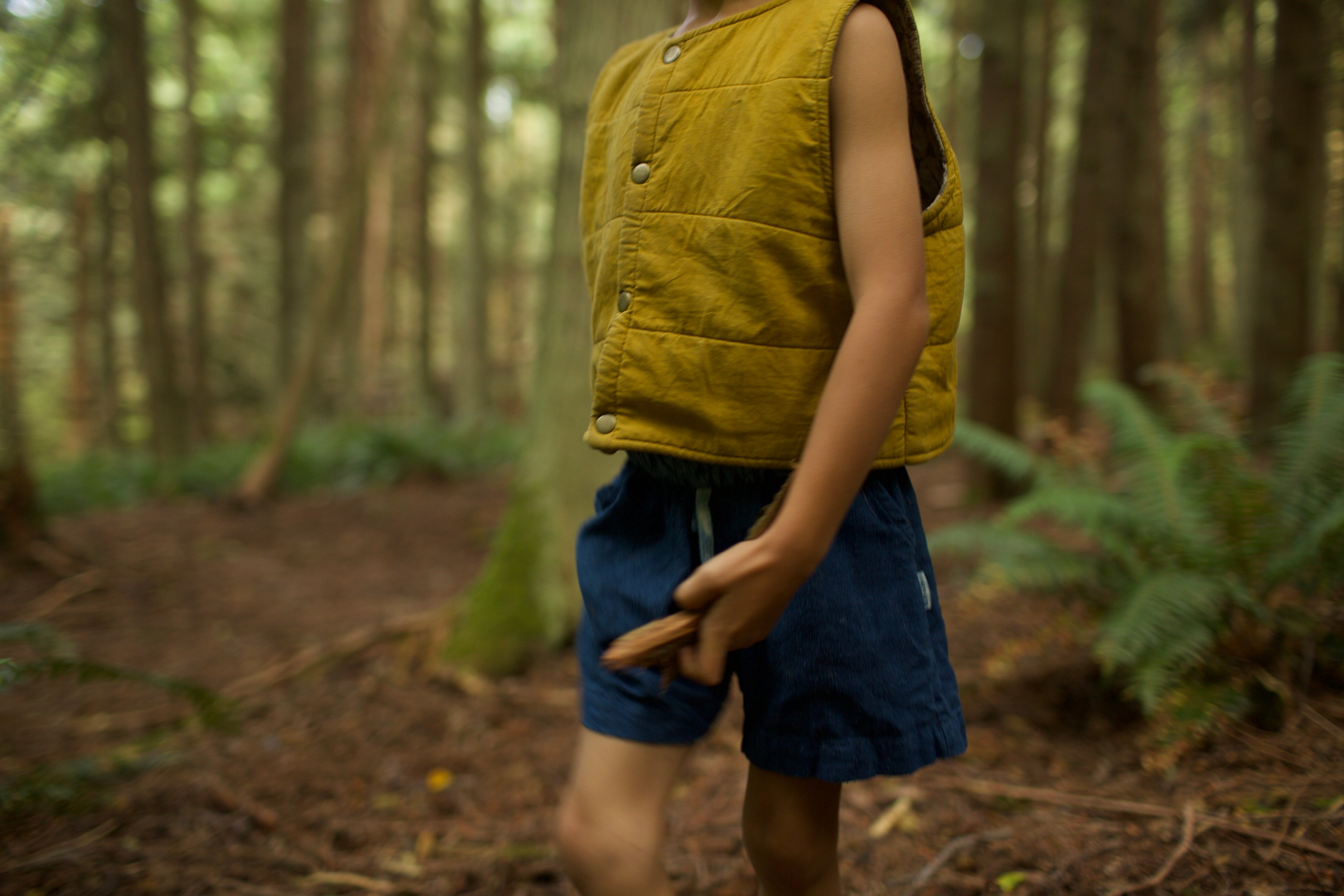 Kids Raw Silk Shorts