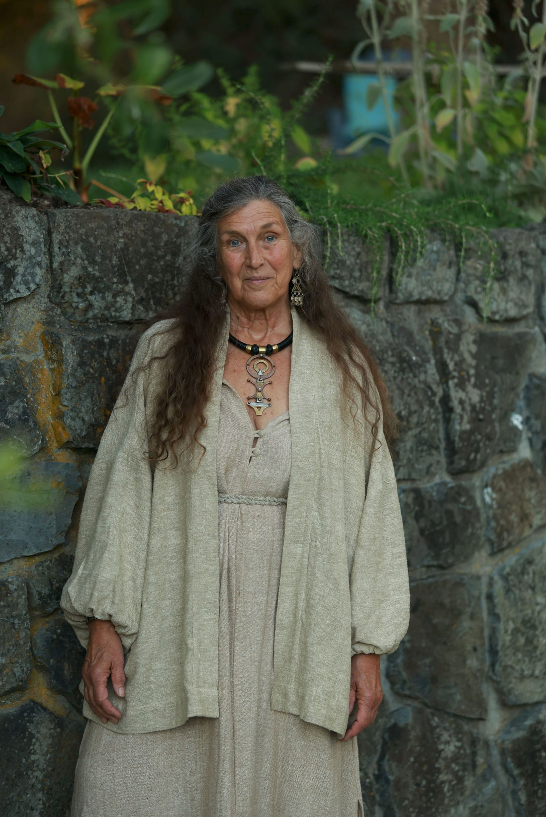 Raw Silk Kimono - Natural Silk