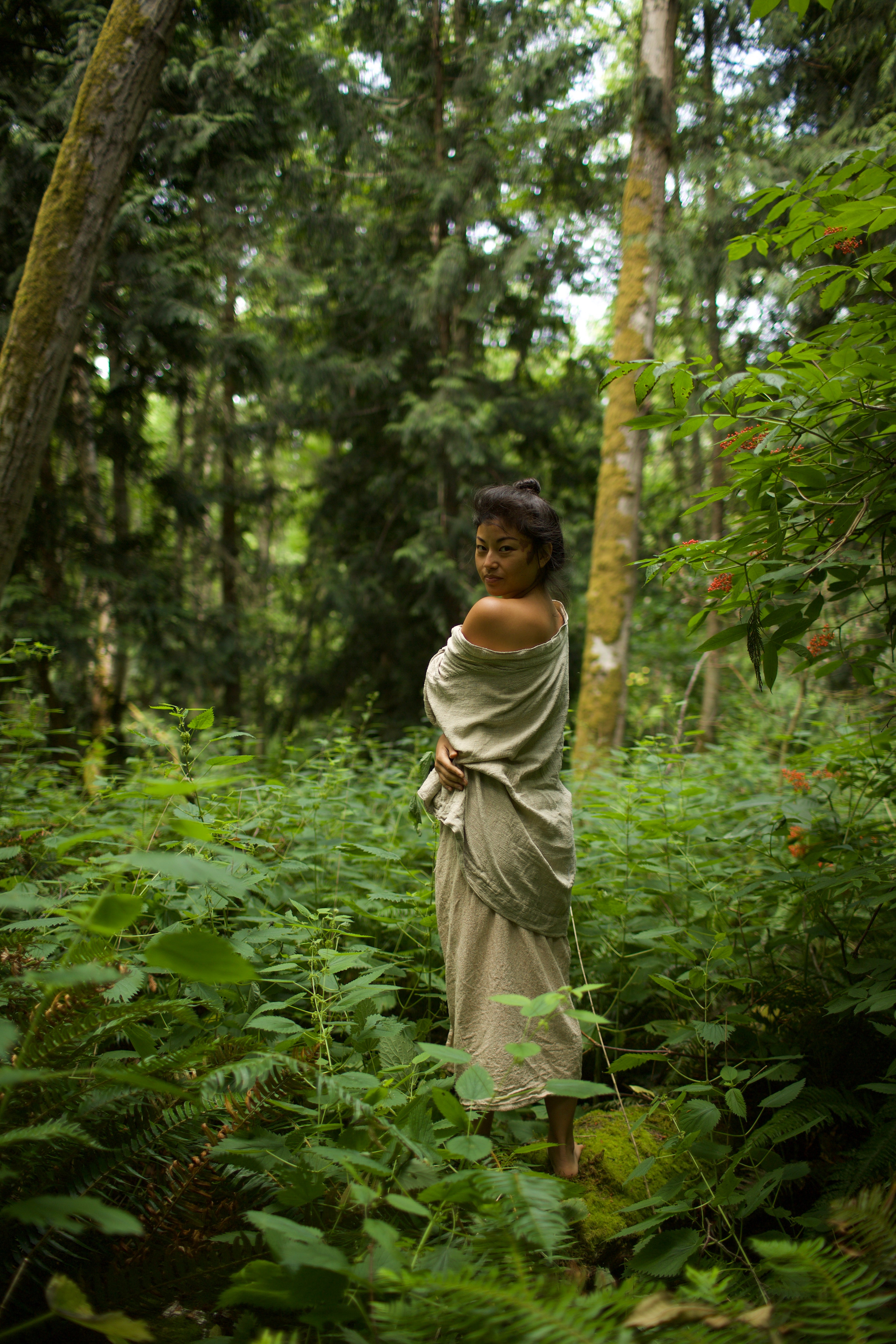 Raw Silk Kimono - Natural Silk