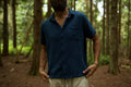 Men’s Raw Silk Button Up