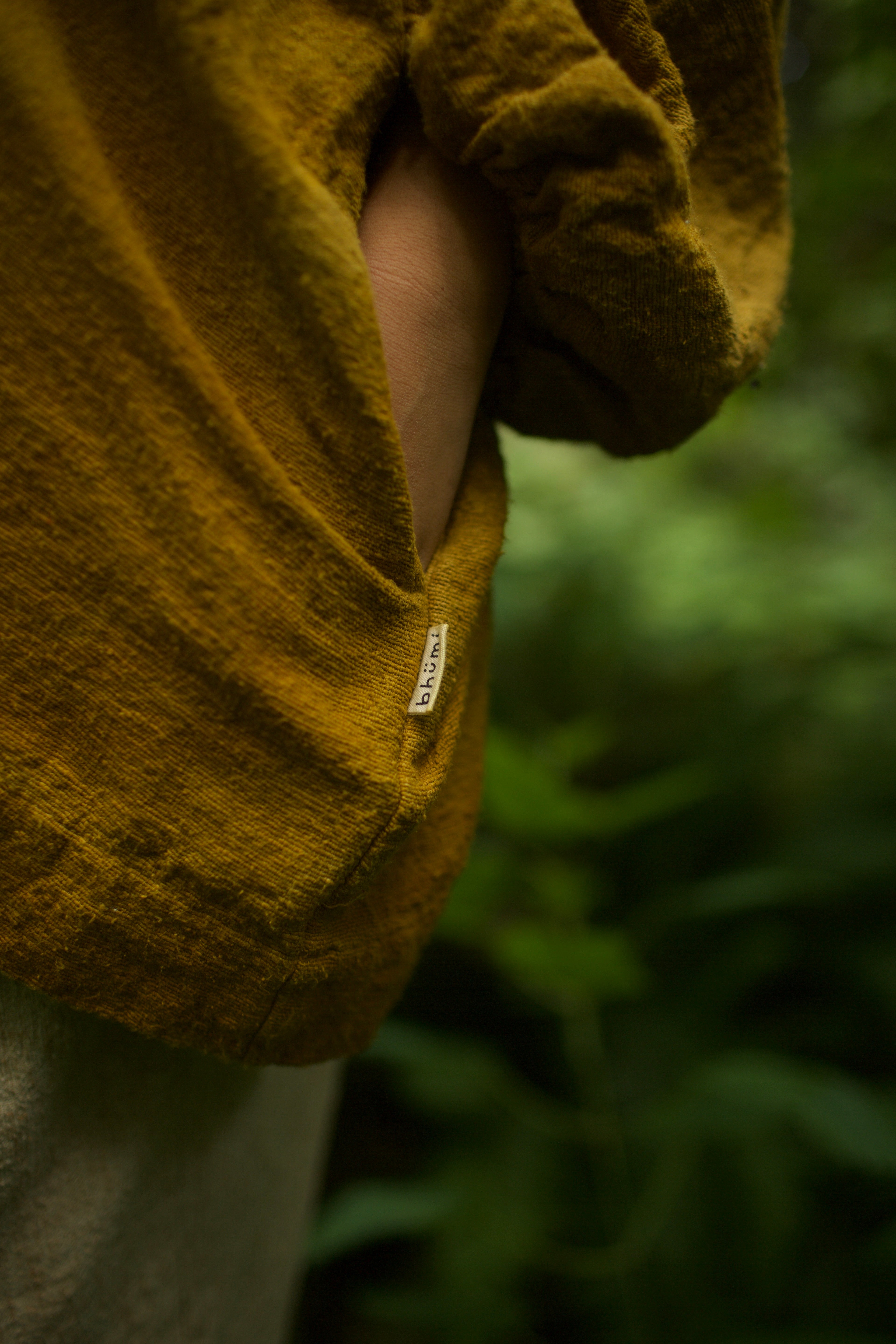Raw Silk Kimono - Turmeric